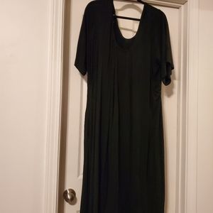 Latched Mama Black Nursing/Maternity Romper 1x-3x